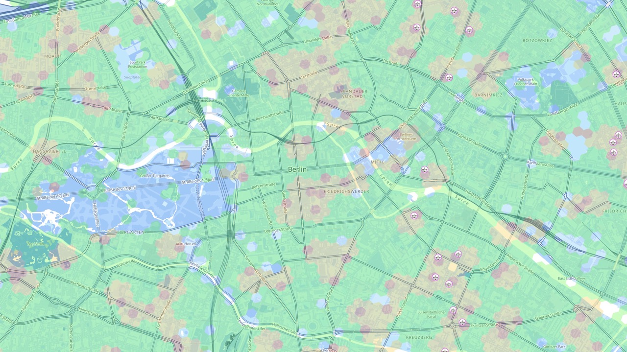 Screenshot - centermaps view of Berlin